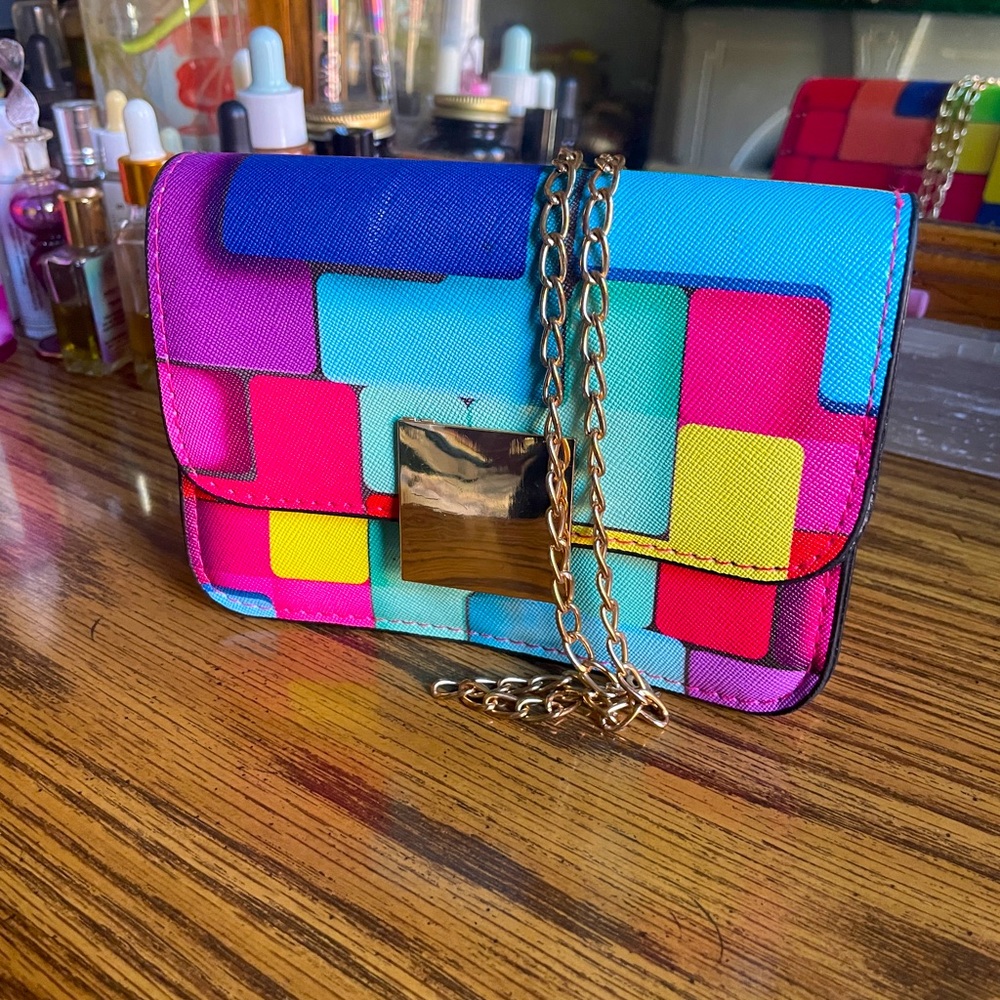 Mini Colorblock Purse